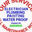 PLUMBER ELECTRICIAN PAINTING TABUK TAILS  ALL MAINTENANCE WORKER AVAILABLE photo 1