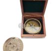 Antique look Magnetic compass with 40 years calendar photo 1