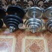 Dumbells 20kgx4 with one long bar photo 1