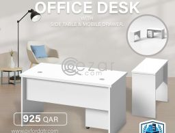 Normal Office Desk - White for sale in Qatar