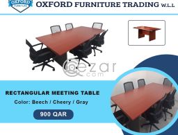 Rectangular Meeting Table for sale in Qatar