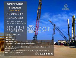 Secure Open Yard Storage Rent for rent in Qatar