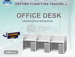 6 Person Office Workstation for sale in Qatar