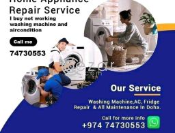 I buy not working washing machine and aircondition call me for sale in Qatar