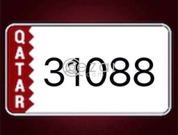 5 digits car plate number 31088 for sale in Qatar
