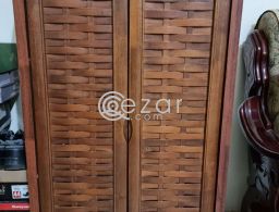 WOODEN SHOE RACK for SALE for sale in Qatar