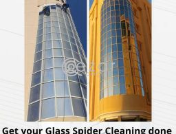 EXTERNAL GLASS SPIDER CLEANING in Qatar