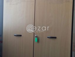 Very good quality cupboard, side table with roller for sale in Qatar