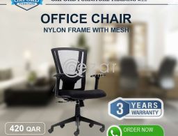 Office Chair With Nylon Frame for sale in Qatar