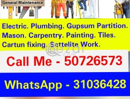 Maintenance work please contact with me 50726573 in Qatar