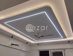 Gypsum board decor,partition,wall moulding work  in Qatar