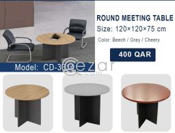 Round Meeting Table for sale in Qatar