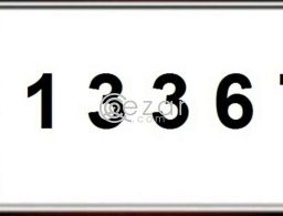 Car special plate number 13367 for sale in Qatar