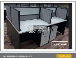 Four Person Workstation for sale in Qatar