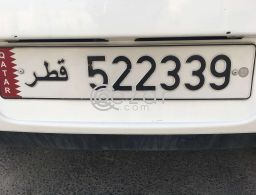 Plate Number  522339 for sale for sale in Qatar