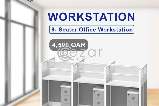 6 - Seater Office Workstation photo 1