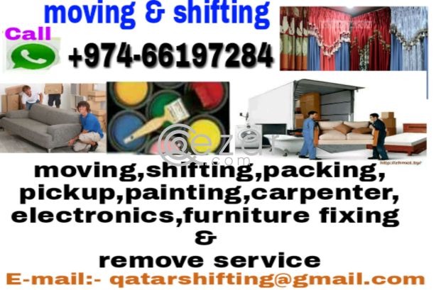 Low price moving shifting packing carpentry painting partition service photo 1