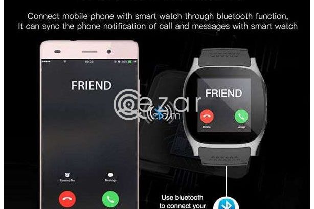 T8M Series Bluetooth Smart Watch (Black) for Android and IOS Smartphone photo 2
