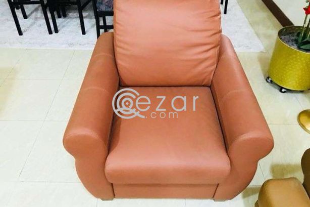 New stylish design 3+2+1 leather sofa photo 1