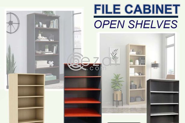 Open Shelves File Cabinet photo 1