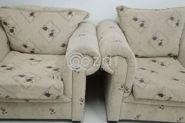 Sofa  with two sofa chairs photo 2
