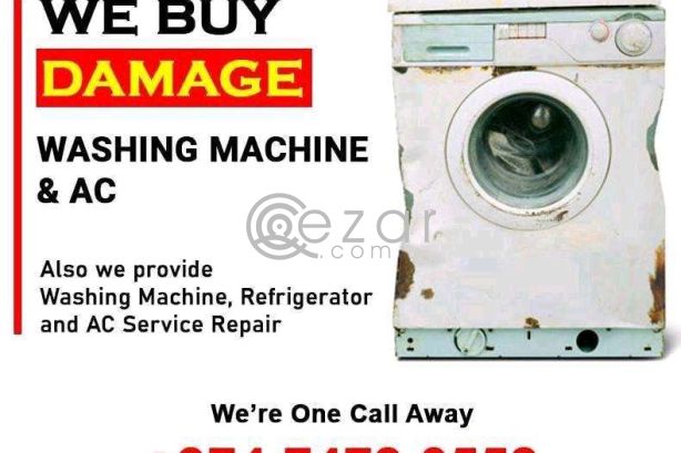 I buy not working washing machine and aircondition call me 74730553 photo 1