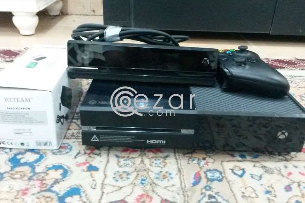 Xbox one with kinect and 4 games for sale photo 2