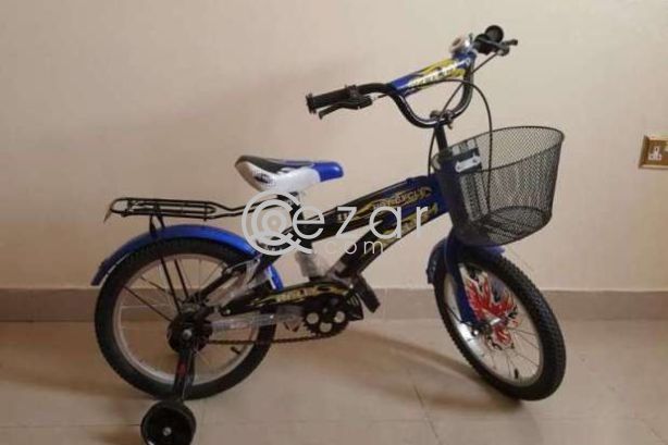 Blue bike for kids above 5 years old photo 2