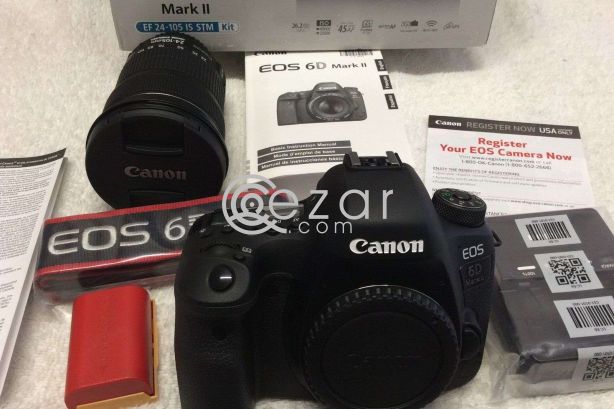 Canon EOS 6D Mark II DSLR Camera with 24-105mm f/4 Lens!! LIKE NEW! photo 2