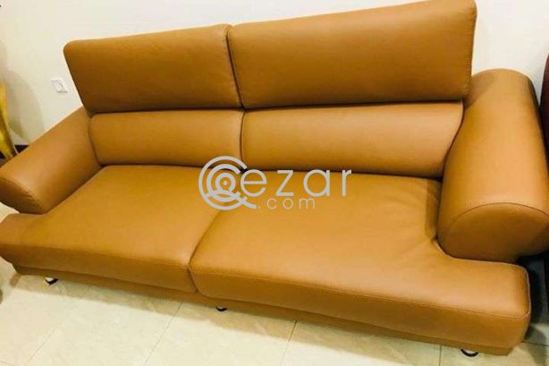 New stylish design 3+2+1 leather sofa photo 2