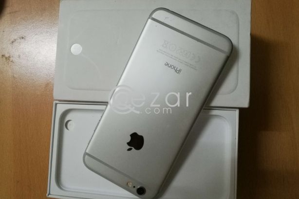 I phone 6 silver colour 16gb box charger swap sale photo 3