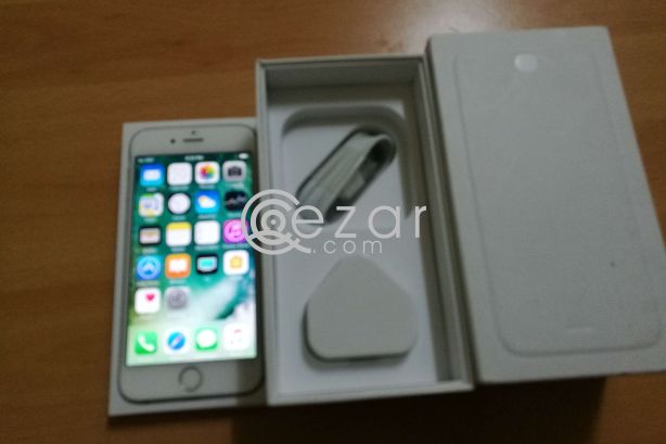 I phone 6 silver colour 16gb box charger swap sale photo 1