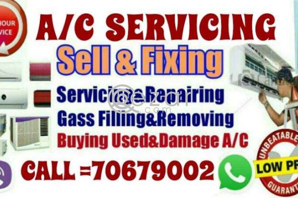 A/C servicing A/C Fixing A/C Gass Filling & A/C Maintenance work photo 1