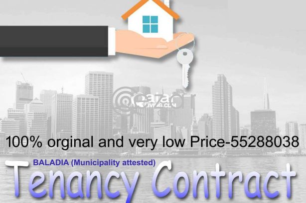 5578-5880* House Contract (Baladiya Attested) for Residence & Visit Visa in Qatar photo 3