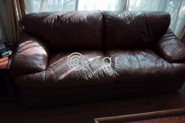 For sale - 7 seater leather sofa set photo 3