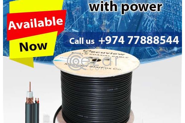 coaxial cable RG 59 with power photo 1