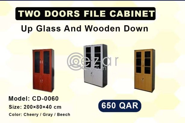 Two Doors File Cabinet photo 1