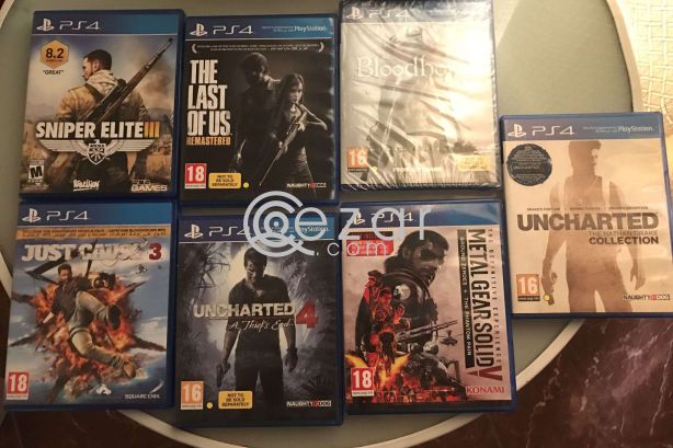 Ps 4 with 7 games and controller for sale photo 2