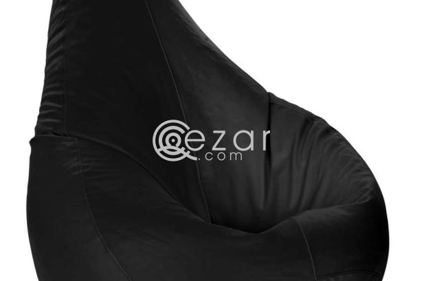 Genuine leather unused bean bags for sale photo 3