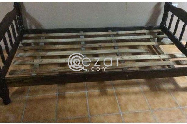 Beds and bed sets: Wooden cot Plywood for sale in Qatar