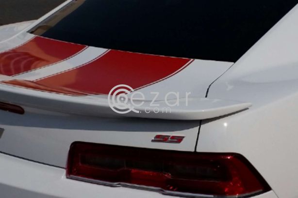 Camaro ss white with orange/red stripes Still under warranty. photo 7