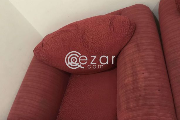 Big sofa ( two seater ) + chair photo 1