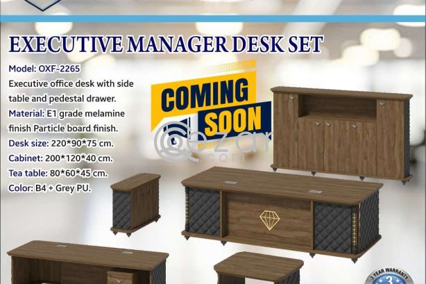 Executive Manager Desk Set photo 1