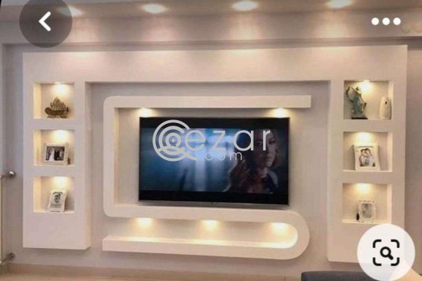 Gypsum board decor,partition,wall moulding work etc.70245680 photo 2