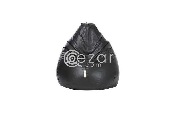 Genuine leather unused bean bags for sale photo 1