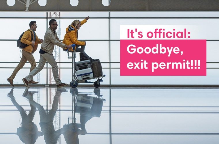 Exit permits no more required starting from October 28