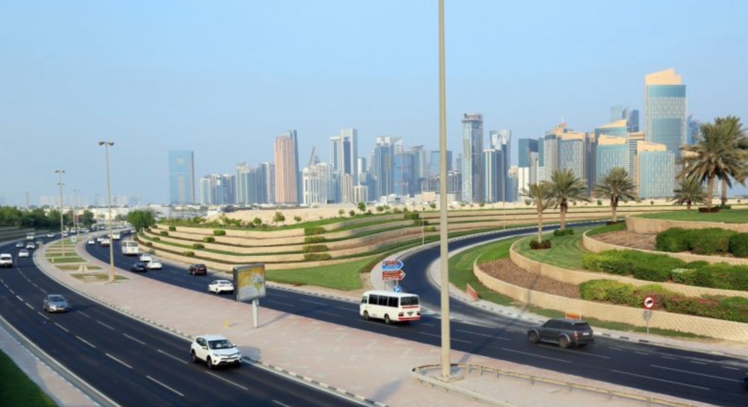 Locations of the ten roads in Qatar with mobile radars (Saturday, October 6, 2018)