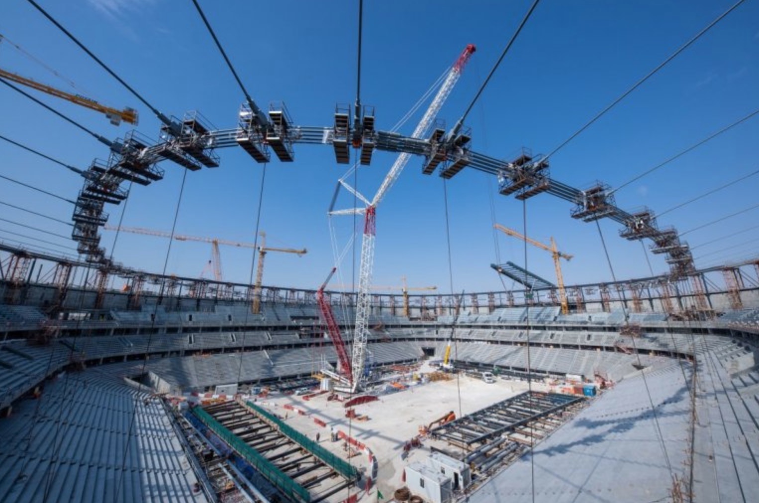 Education City Stadium see rapid progress as ‘big lift’ completed